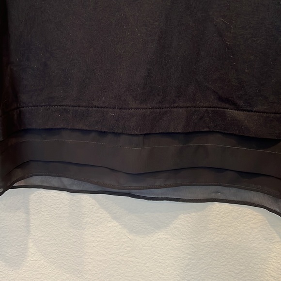 Chicos Tank Top Shell Sheer Edging - Picture 4 of 5